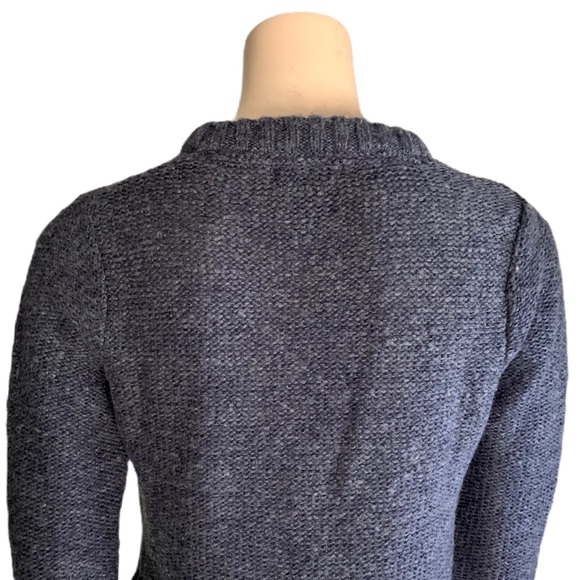 3/$30 exgirlfriend Knitted Blue Sweater Size Large - Picture 5 of 9